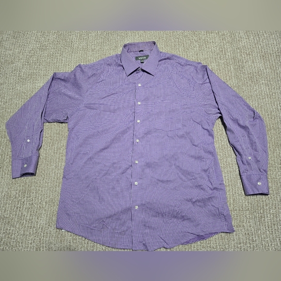 Kenneth Cole Reaction "Regular Fit" Button Down Shirt Men's Size XL - Picture 1 of 6